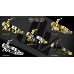 JLV LIGATURE /ustnik ebonit/ Sax alt GOLD PLATED